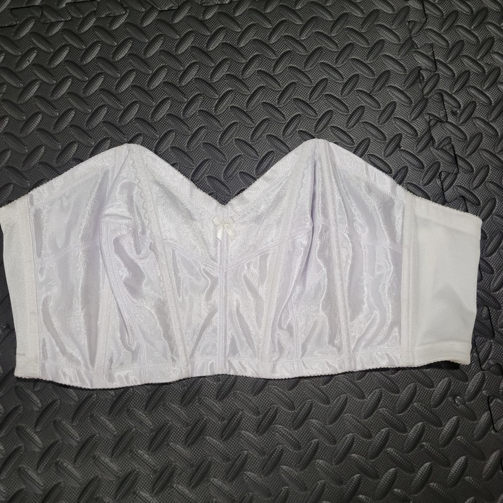Strapless boned bustier